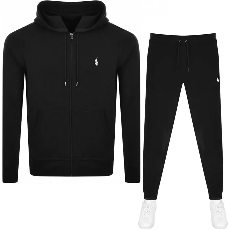 Ralph lauren tracksuit black on sale