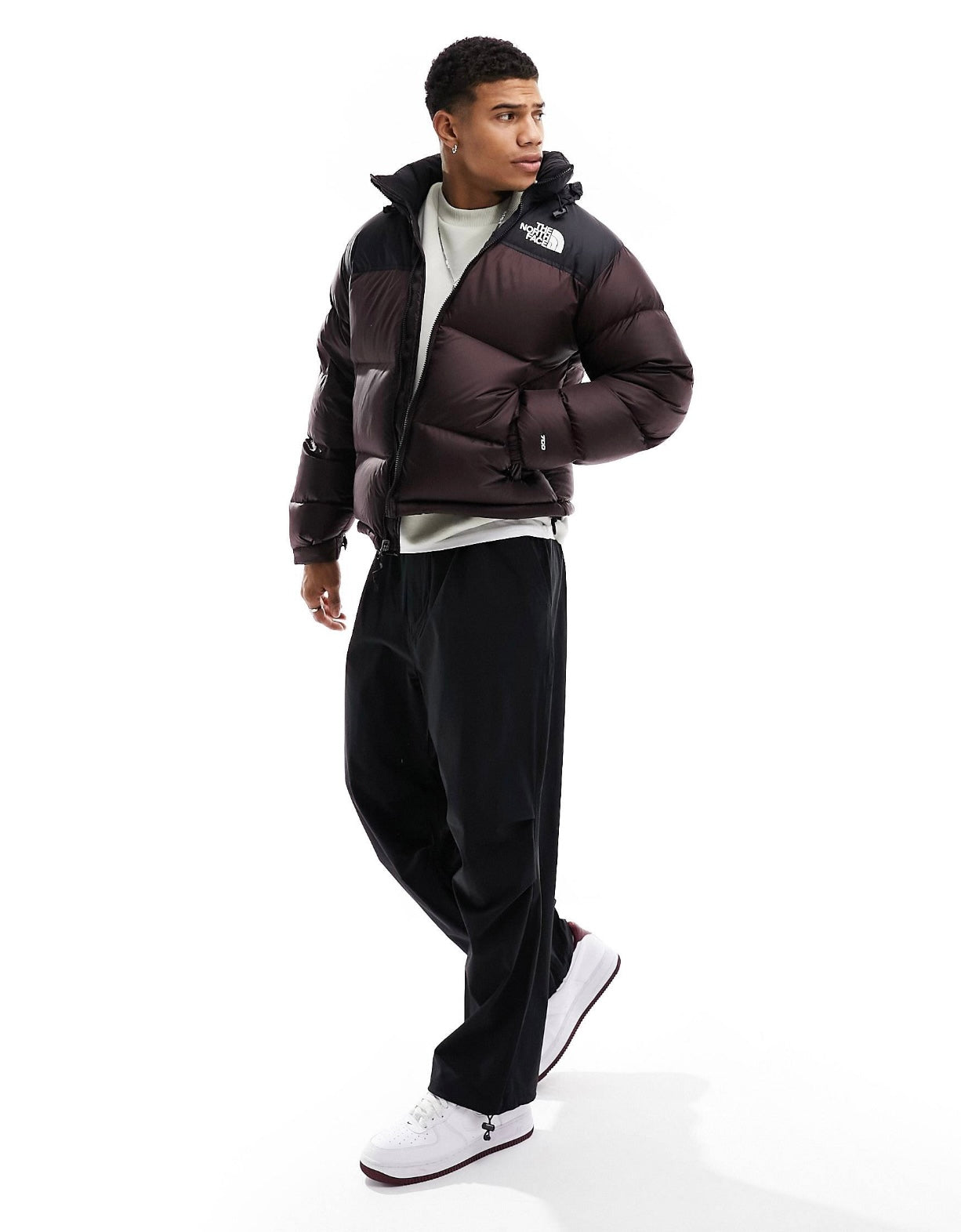 The North Face 1996 Retro Nupste Jacket - Coal Brown/TNF Black