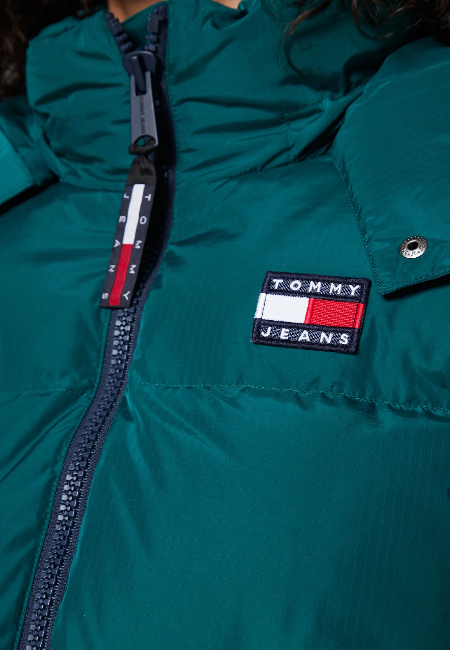 Tommy Jeans Alaska Puffer Jacket - Turf Green