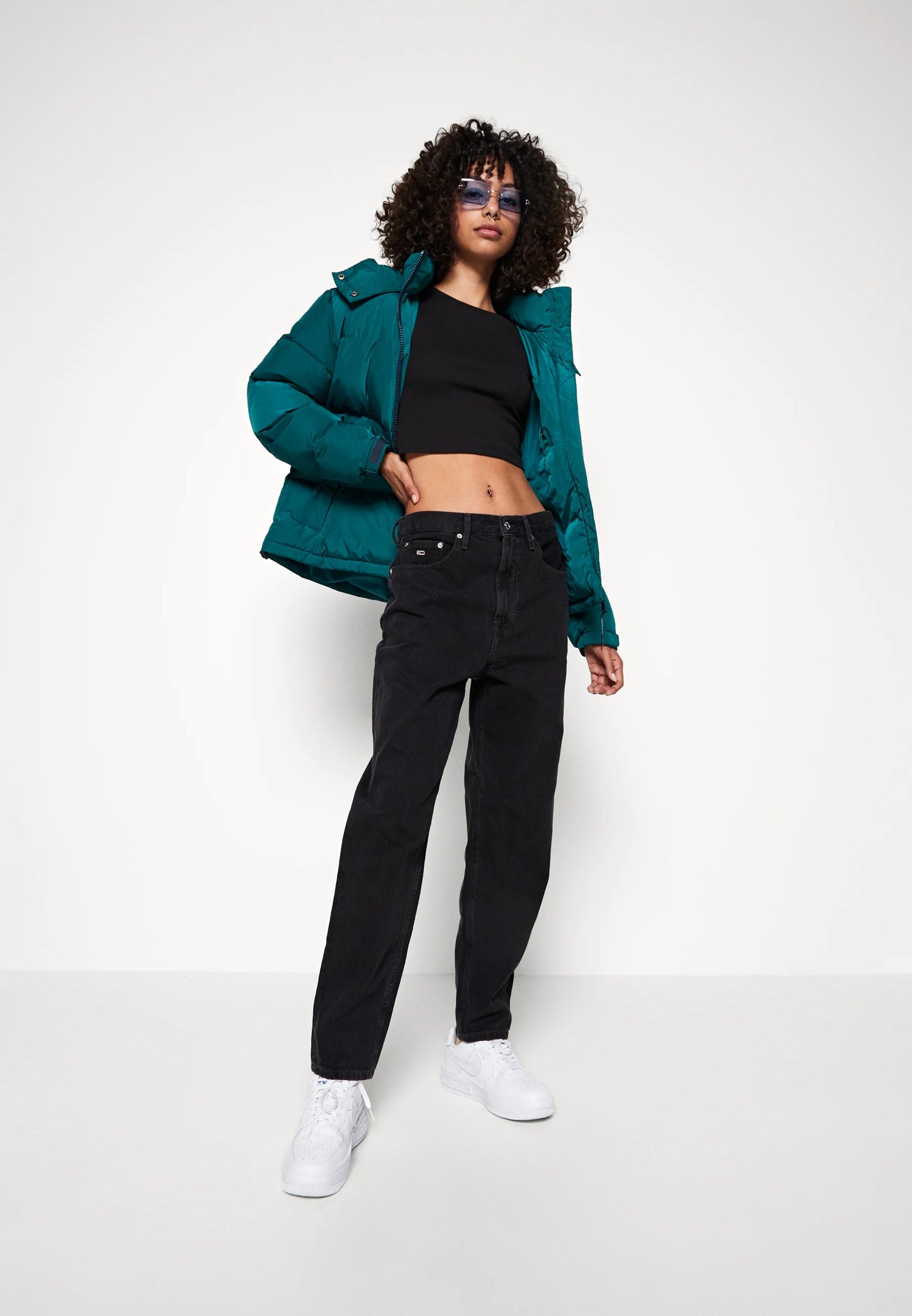 Tommy Jeans Alaska Puffer Jacket - Turf Green