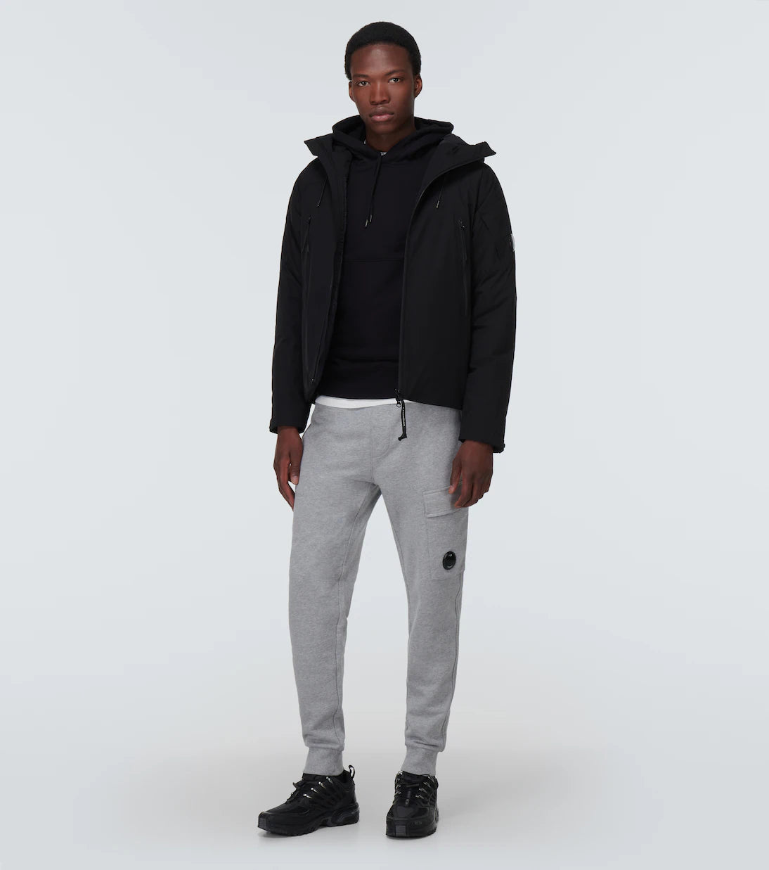 C.P. Company Pro-Tek Hooded Jacket - Black
