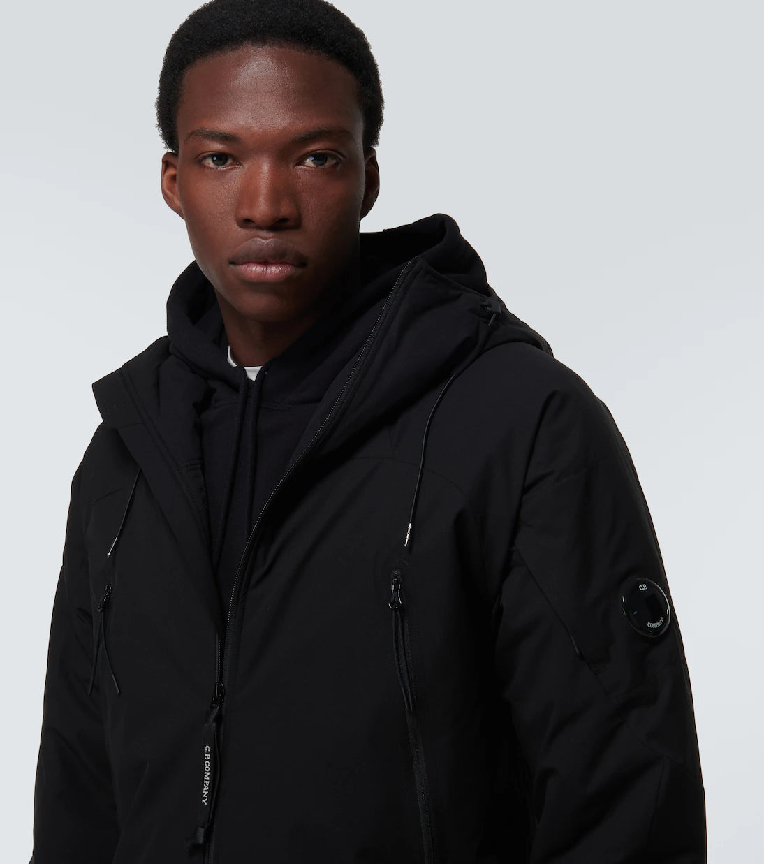 C.P. Company Pro-Tek Hooded Jacket - Black