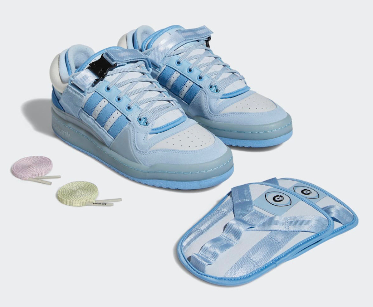 Adidas Forum Buckle Low X Bad Bunny ‘Blue Tint’ GS