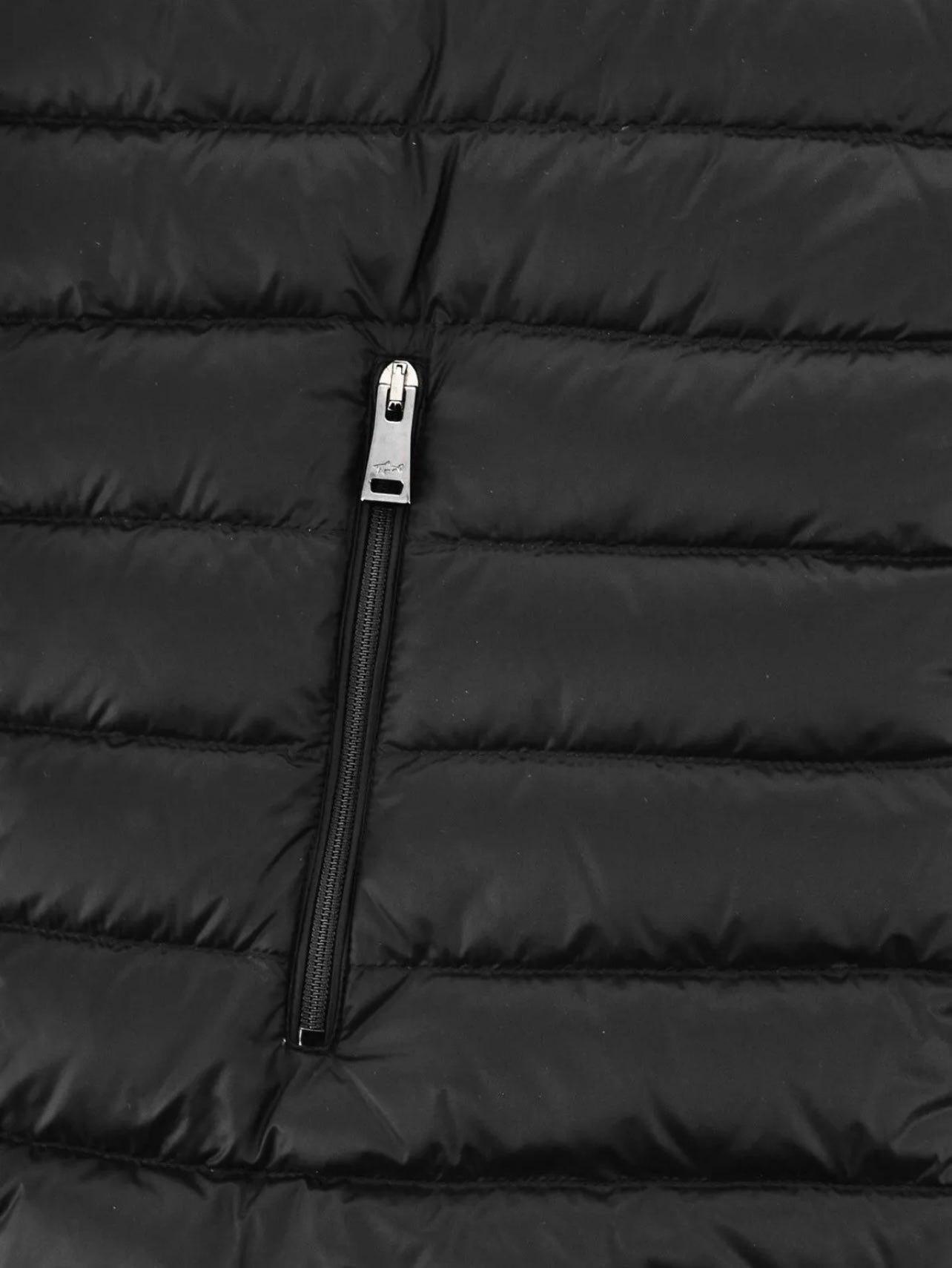 Paul and Shark Hooded Quilted Woven Puffer Jacket - Black