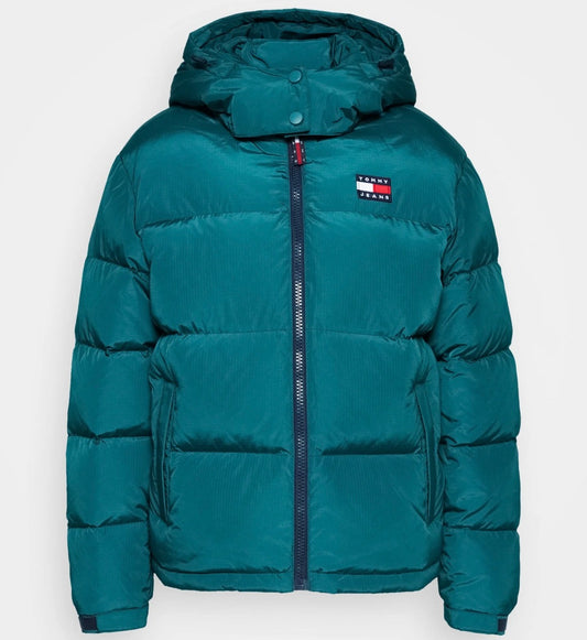 Tommy Jeans Alaska Puffer Jacket - Turf Green