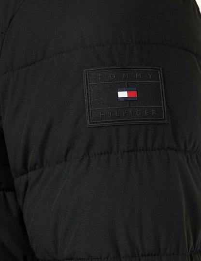 Tommy Hilfiger Branded Hooded Woven Jacket - Black