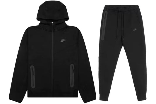 Nike Tech Fleece Tracksuit - Black